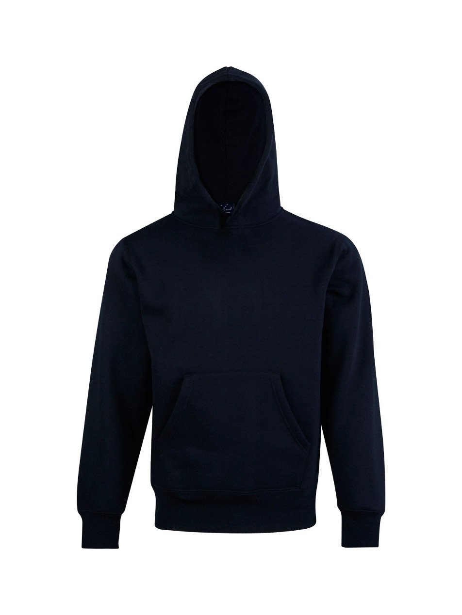 Kids Fleece Contrast Closed-Front Hoodie