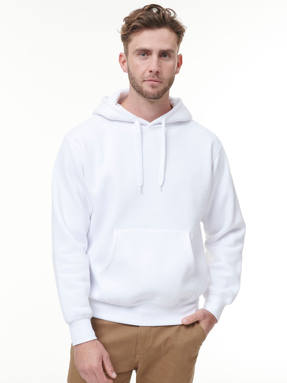 Unisex Fleece Contrast Closed-Front Hoodie