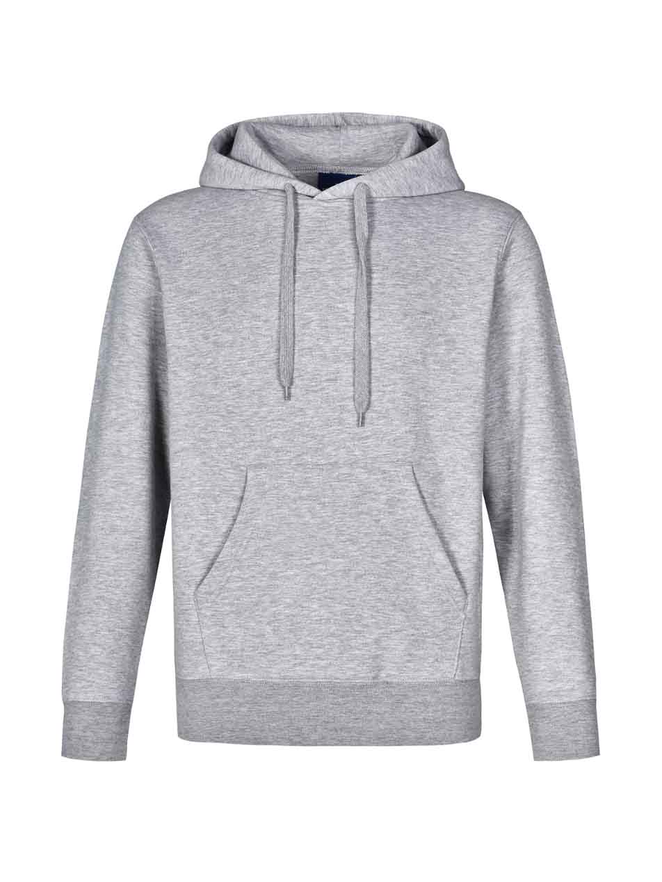 Unisex Fleece Contrast Closed-Front Hoodie