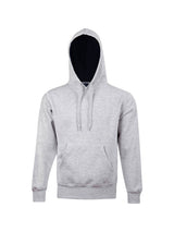 Unisex Fleece Contrast Closed-Front Hoodie