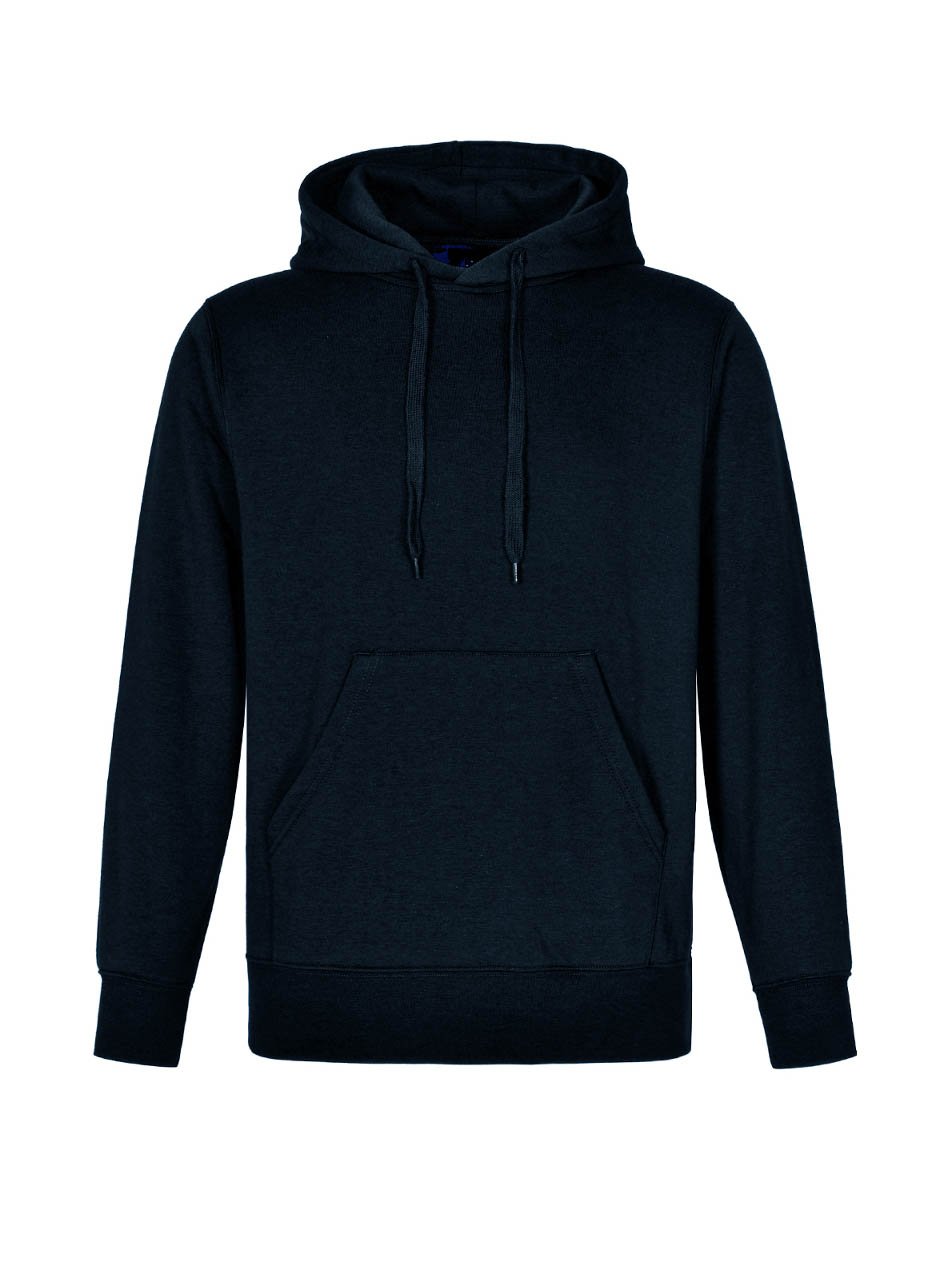 Unisex Fleece Contrast Closed-Front Hoodie