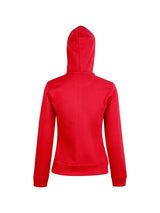 Ladies Full Zip Contrast Fleece Hoodie