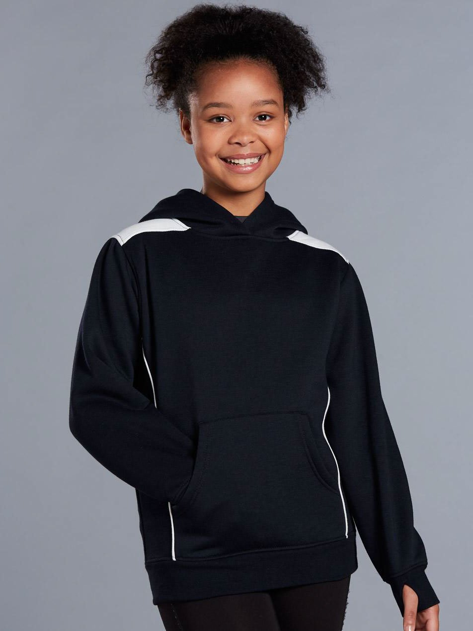 Kids Croxton Fleece Contrast Closed-Front Hoodie