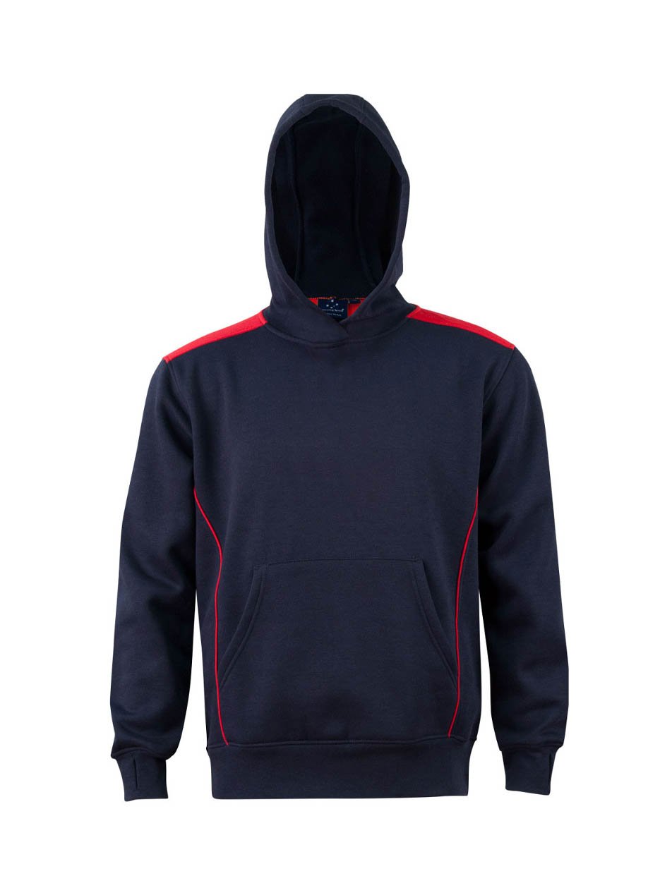 Kids Croxton Fleece Contrast Closed-Front Hoodie