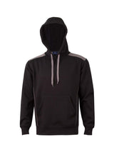 Unisex Fleece Contrast Closed-Front Hoodie