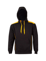 Unisex Fleece Contrast Closed-Front Hoodie