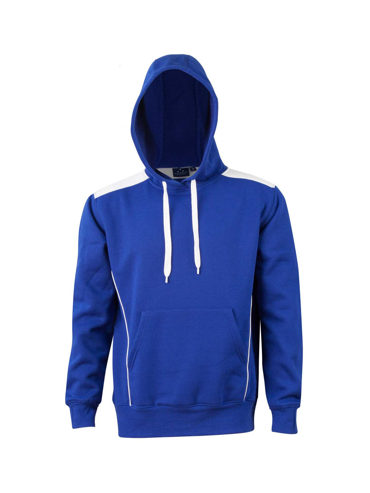 Unisex Fleece Contrast Closed-Front Hoodie