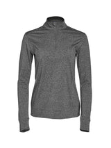 Ladies Half Zip Long Sleeve Sweat Top