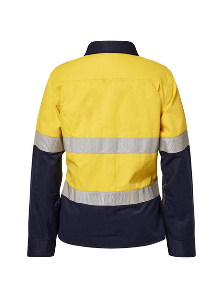 HRC2 Womens Hi Vis Reflective Shirt with Gusset Sleeves