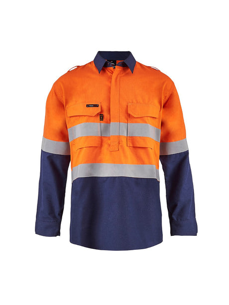 HRC2 Hi Vis Close Front Reflective Shirt with Gusset Sleeves
