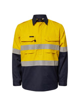 HRC2 Hi Vis Close Front Reflective Shirt with Gusset Sleeves