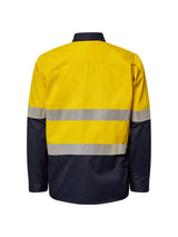 HRC2 Hi Vis Close Front Reflective Shirt with Gusset Sleeves