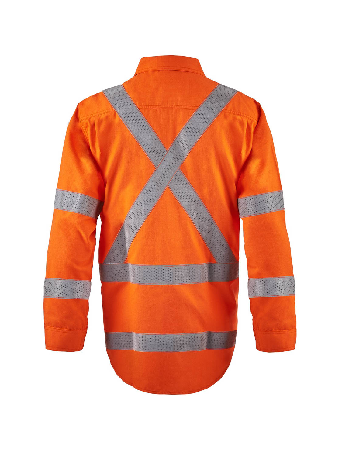 HRC2 Inherent Hi Vis Reflective Shirt with X Pattern and Gusset Sleeves
