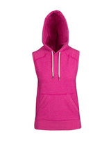 Ladies/ Junior Greatness Heather Sleeveless Hoodie