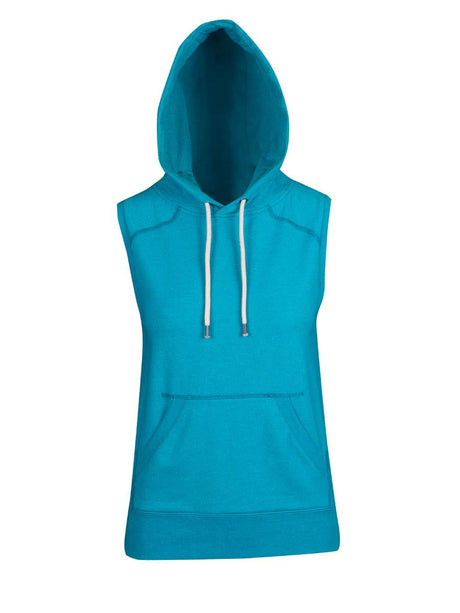 Ladies/ Junior Greatness Heather Sleeveless Hoodie