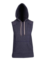 Ladies/ Junior Greatness Heather Sleeveless Hoodie