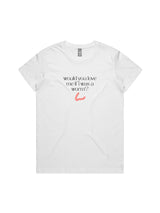 Would You Love Me If I Was A Worm? - Womens Premium T-Shirt