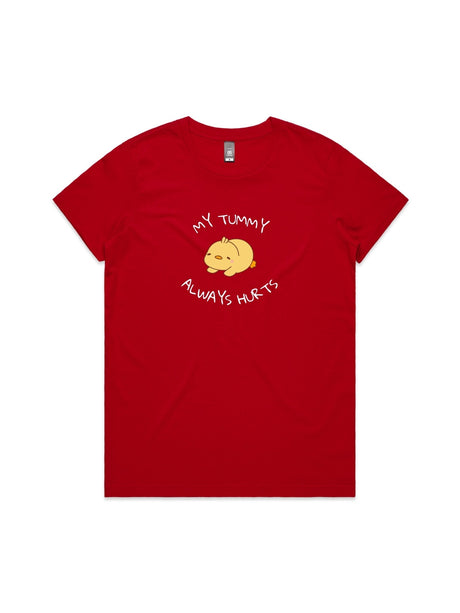 My Tummy Always Hurts - Womens Premium T-Shirt