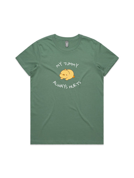 My Tummy Always Hurts - Womens Premium T-Shirt