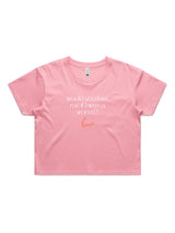 Would You Love Me If I Was A Worm? - Womens Premium Crop Top