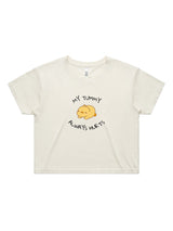 My Tummy Always Hurts - Womens Premium Crop Top