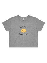 My Tummy Always Hurts - Womens Premium Crop Top
