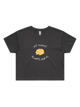 My Tummy Always Hurts - Womens Premium Crop Top