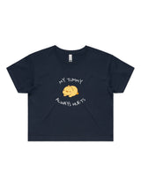 My Tummy Always Hurts - Womens Premium Crop Top