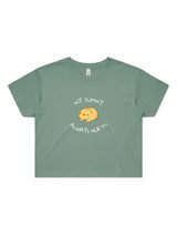 My Tummy Always Hurts - Womens Premium Crop Top