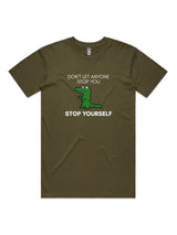 Don't Let Anyone Stop You, Stop Yourself - Unisex Premium T-Shirt
