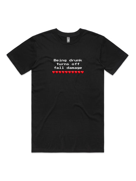 Being Drunk Turns Off Fall Damage - Unisex Premium T-Shirt