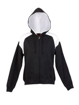 Ladies/ Junior Shoulder Contrast Zip Hoodie