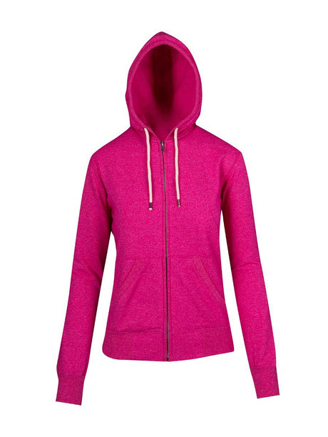 Ladies/ Junior Greatness Heather Zip Hoodie