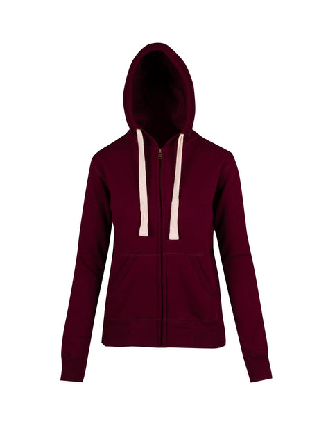 Ladies/ Junior Heavy Zip Fleece Hoodie