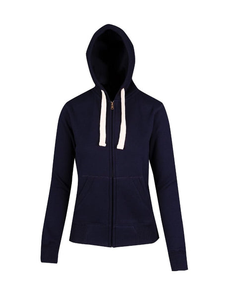 Ladies/ Junior Heavy Zip Fleece Hoodie