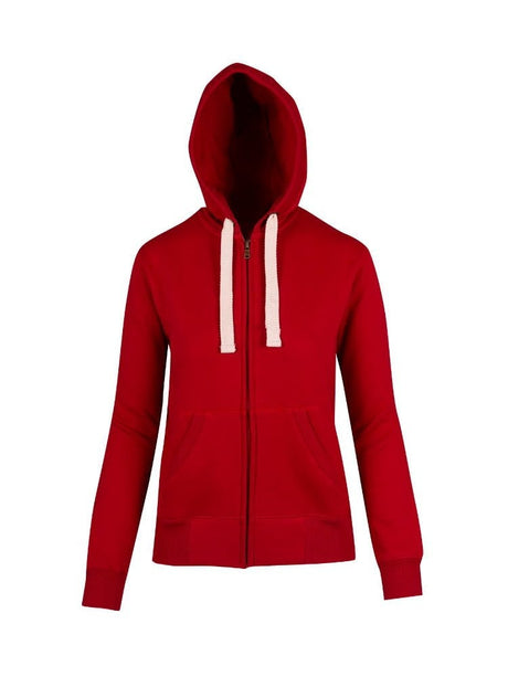 Ladies/ Junior Heavy Zip Fleece Hoodie