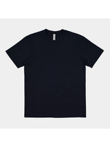 Mens Everyday Short Sleeve Tee in navy blue with a ribbed crew neckline and relaxed fit.