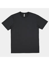 Mens Everyday Short Sleeve Tee in black with a ribbed crew neckline and relaxed fit.
