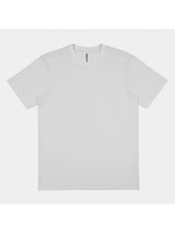 Mens Everyday Short Sleeve Tee in white with a ribbed crew neckline and relaxed fit.