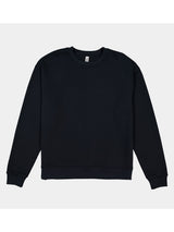 Mens Everyday Crew Sweatshirt in black with a ribbed neckline, cuffs, and waistband.