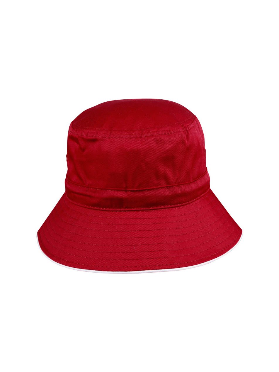 Poly/Cotton Twill Bucket Hat with Sandwich Peak