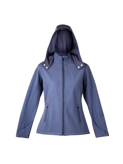 Ladies Tempest Soft Shell Hooded Jacket