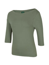 COC Ladies 3/4 Sleeve Boat Neck Tee