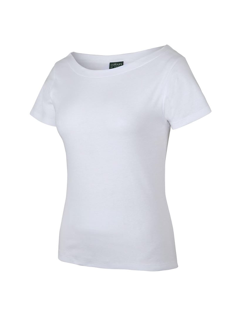 COC Ladies Short Sleeve Boat Neck Tee