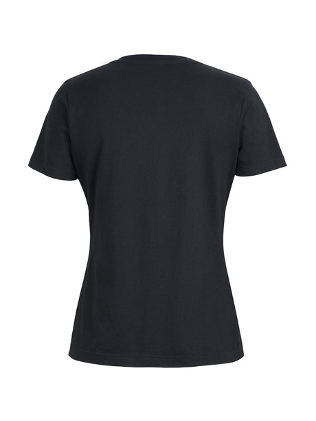 JB's Wear - Black COC Ladies V-Neck Tee from the back.