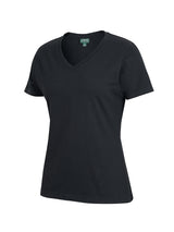 JB's Wear - Black V-neck t-shirt for women.