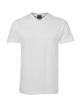 JB's Wear - White V-neck t-shirt with a black tag.