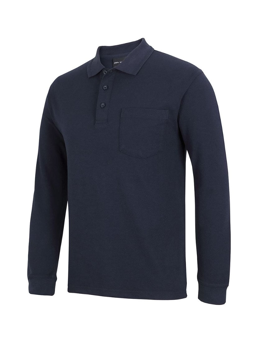 210 Long Sleeve Pocket Polo