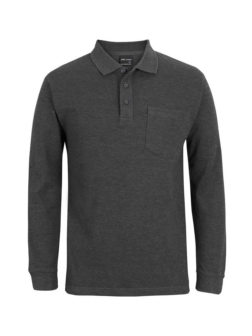 210 Long Sleeve Pocket Polo