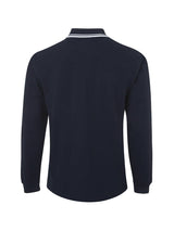 Long Sleeve Contrast Polo